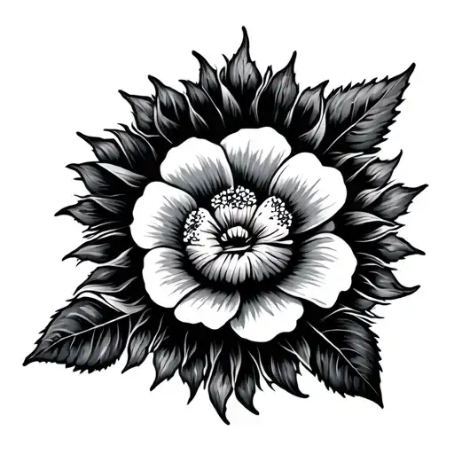 Sweet Pea Flower And The Sun