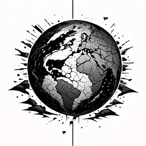 Cracked Desert Earth