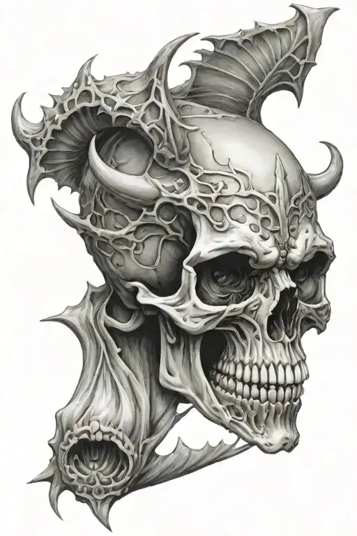 Demon Skull Realism
