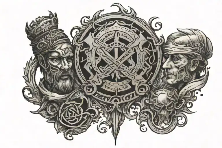 Brotherhood Matching Tattoo Unique