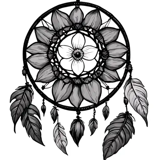 Daffodil Aries Pisces Dream Catcher