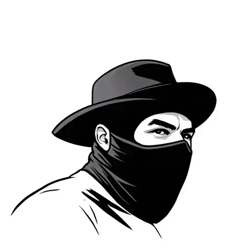 Chicano Mafia Boss Wearing Balaclava