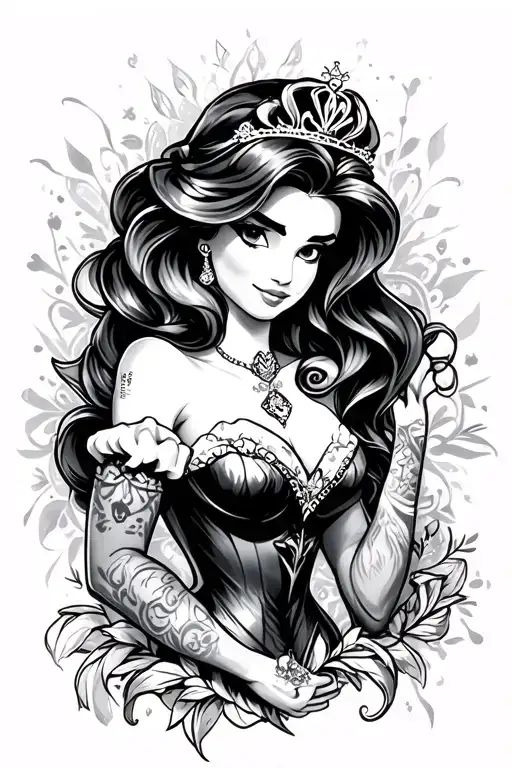 Disney Princess Punk Rock Arm Sleeve