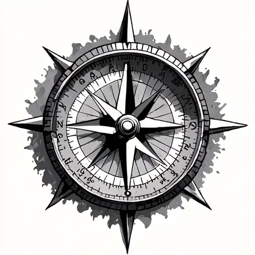 Plane Compass Caribbean