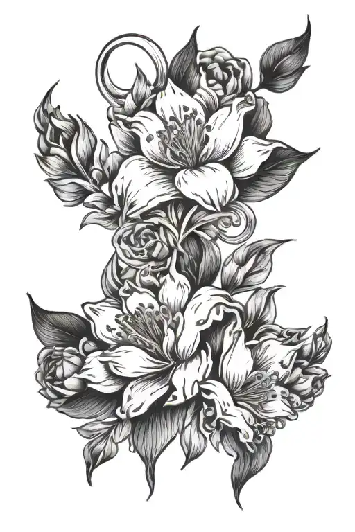 Birth Flowers Intertwined