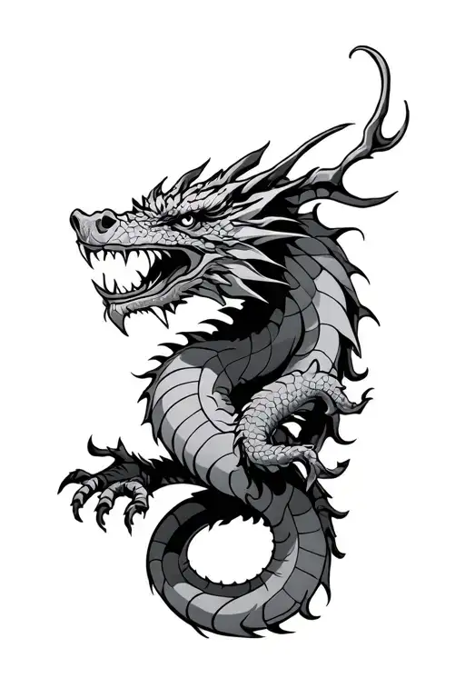 Davidson Dragon Wrapped