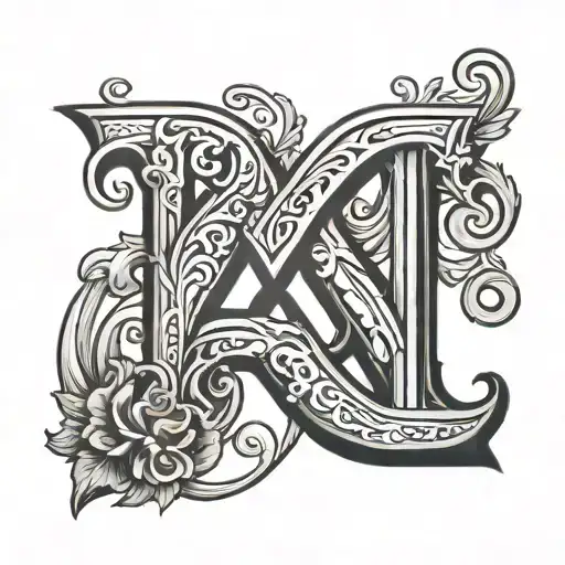 C And N Letter Together Symbolizing