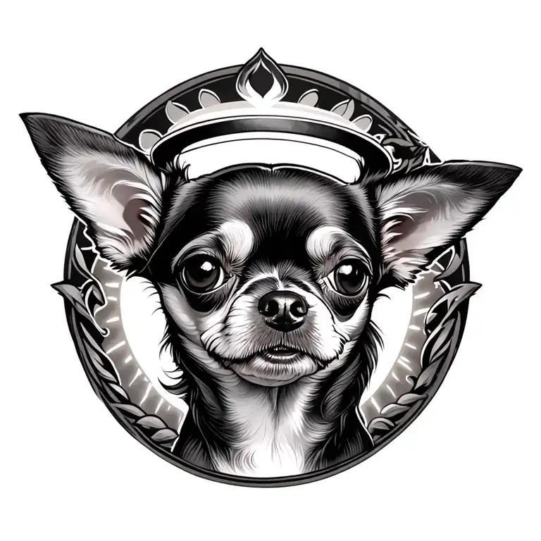Chihuahua With Halo