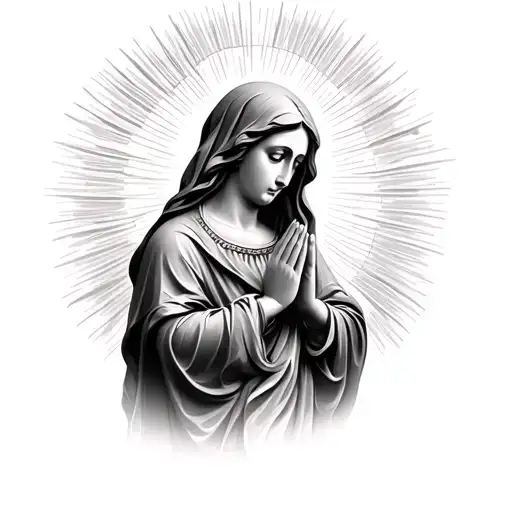 Virgin Mary Praying