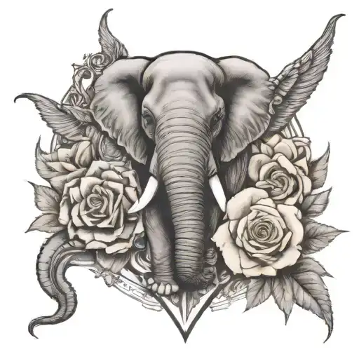 Elephant And Military