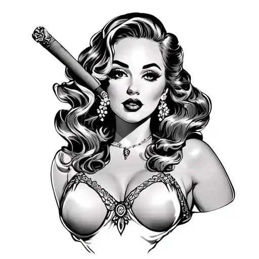Pin Up Girl Cigar