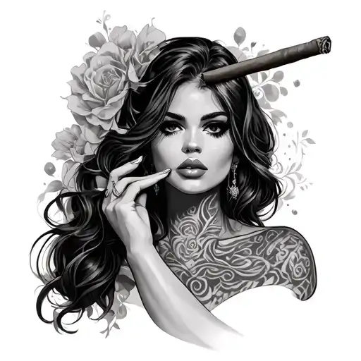 Sexy Girl Cigar