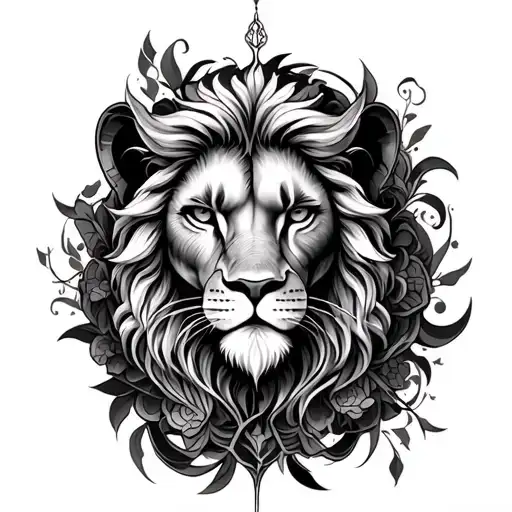 Leo Gemini Neo Gothic Tattoo Sleeve