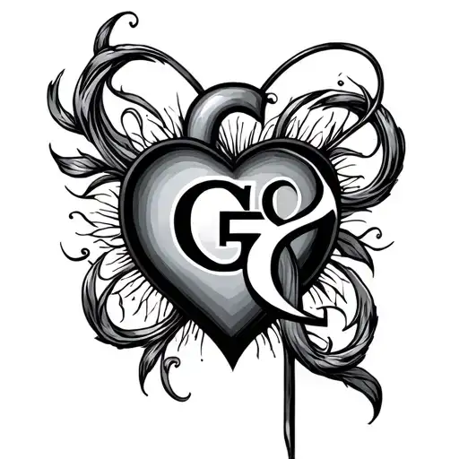 A G With A Heart And An Eight