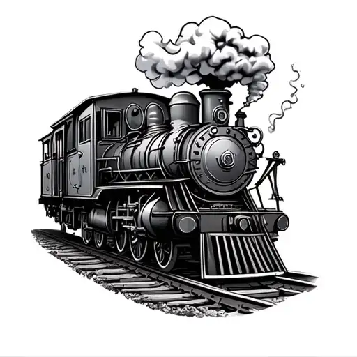 Magical Steam Engine Train Around Ankle