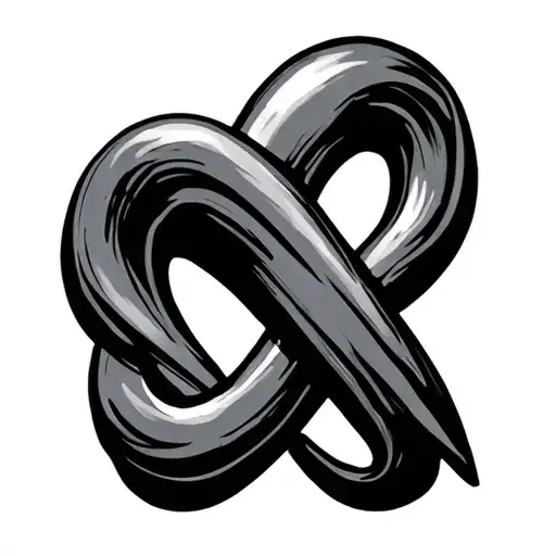 Latter D With Infinity Symbol