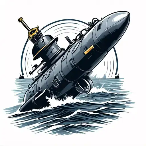 Navy Submarine Chief Torpedo Gun Sea