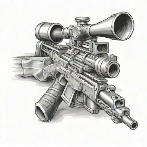 60Mm Mortar And Sniper Rifle