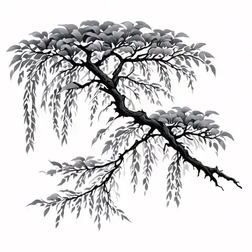 Willow Tree Branch
