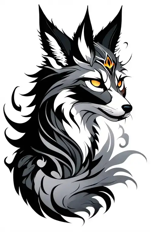 Neotribal Kitsune