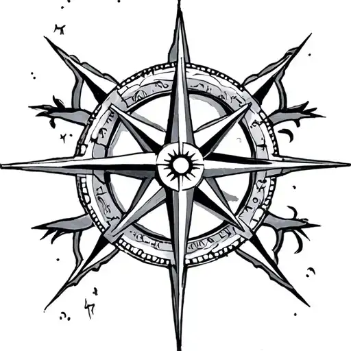 Nordic Compass Rose