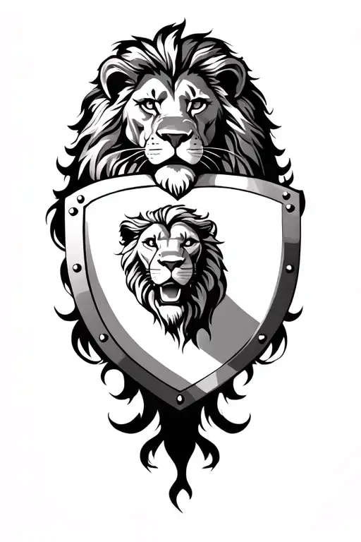 Lion And Sheild