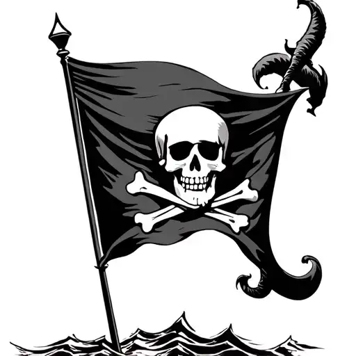 Pirat Flag Excellent