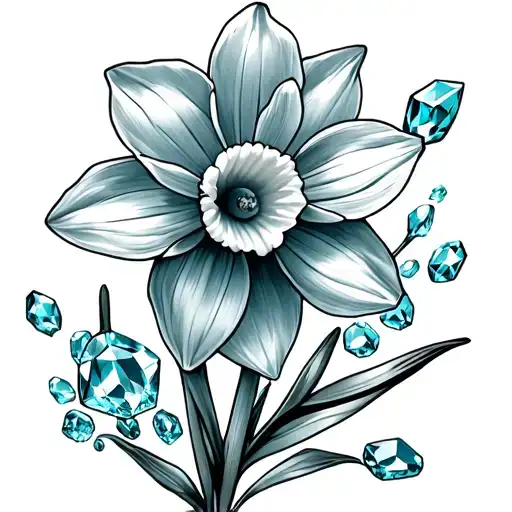 Daffodil Aquamarine Gemstones Rocks