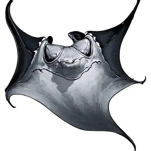 Manta Ray Semi Colon