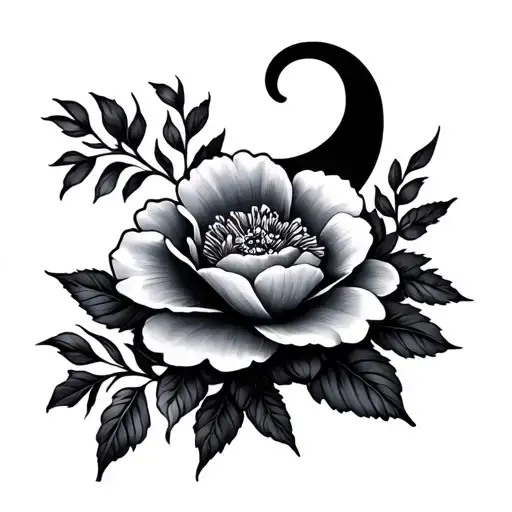 Floral Semi Colon