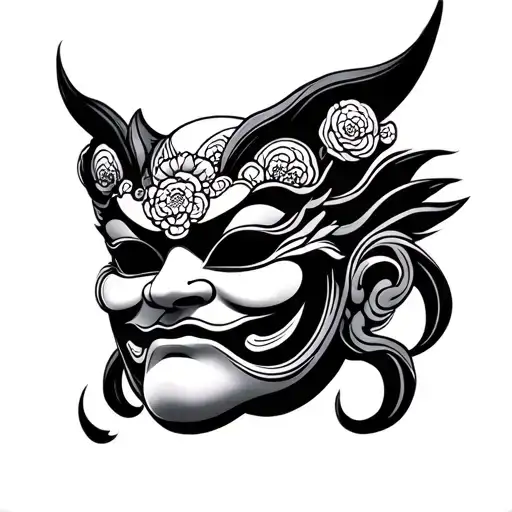 Japanese Hanya Mask