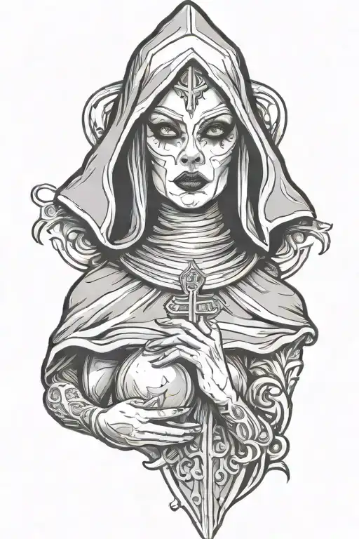 Thick Sexy Evil Nun