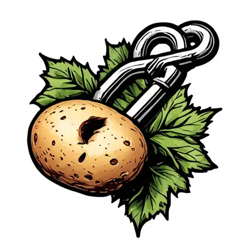 Potato And Lock Design