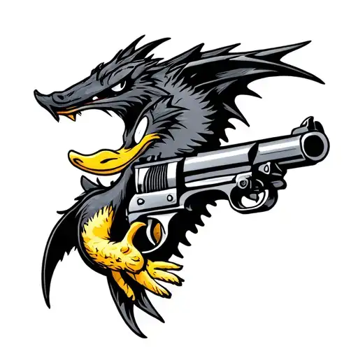 Draco Gun Shoots Daffy