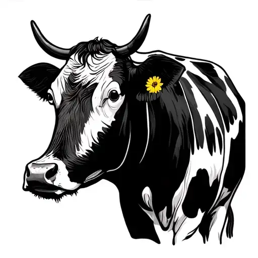 Circle Cow Print Pattern