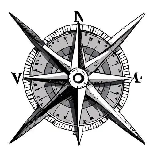 Compass Rose Surrounded