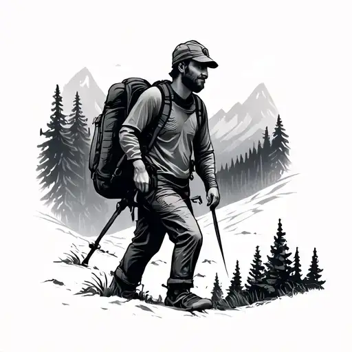 Hiking Man