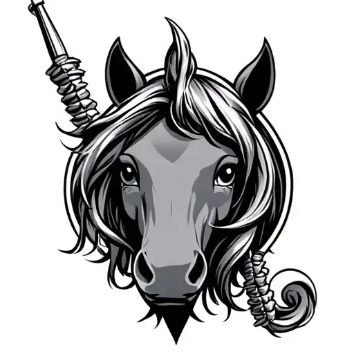 Pony Logo Medicine Deftons