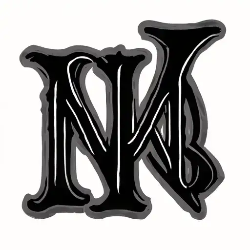 Noah Alba First Name Monogram