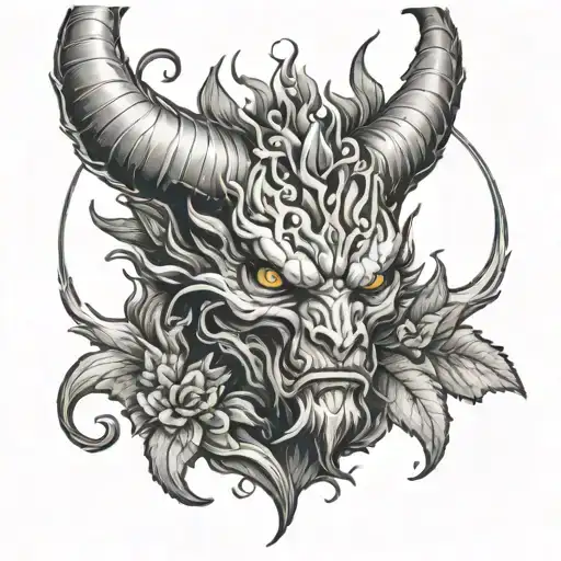 Flaming Devil And Sage Bush Morphing
