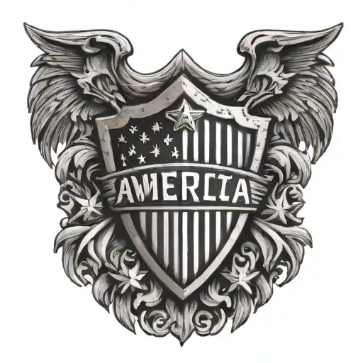 America De Cali Shield With Its Stars Around It