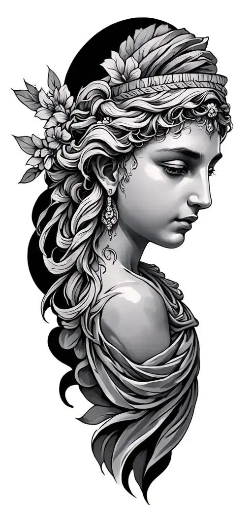 Greek Mythology Inspired Tattoo Featuring
