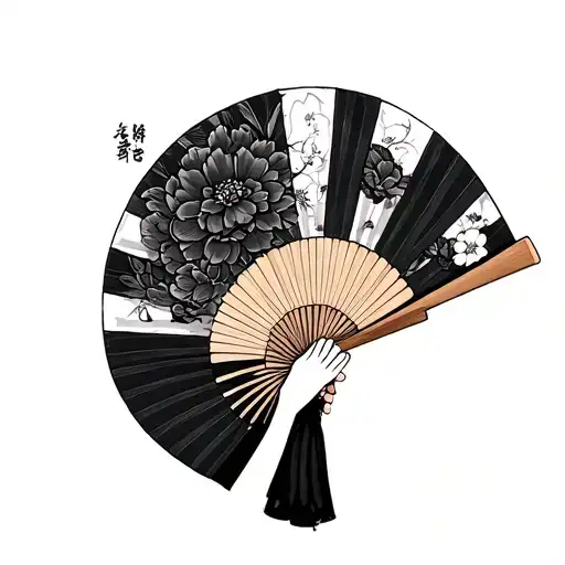 Japanese Fan Holding