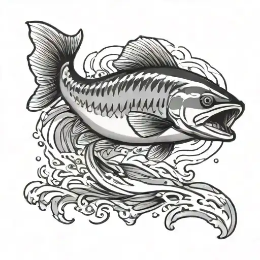 Salmon Jumping