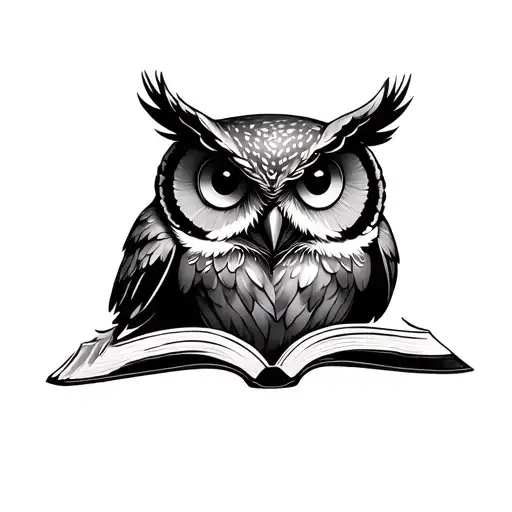 Owl And Book