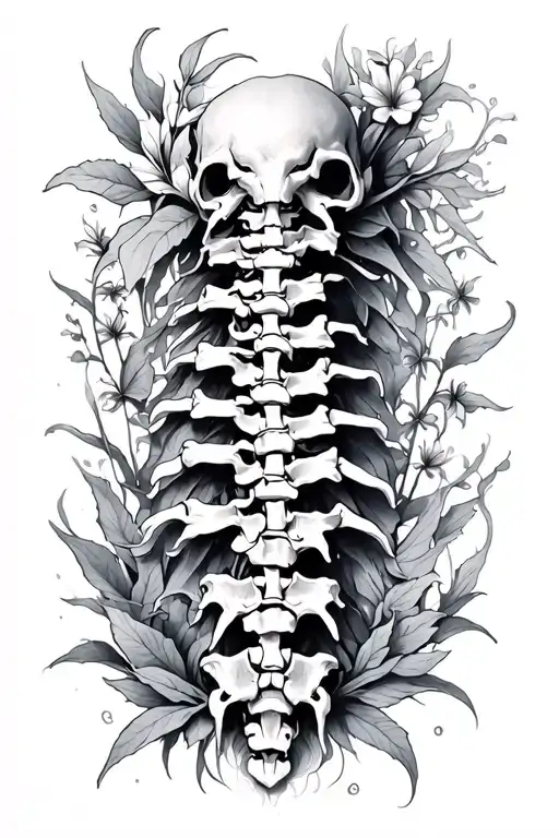 Spine Taken Over By Nature