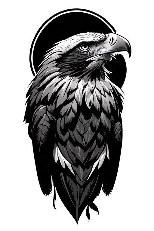 Eagle Right Side Profile