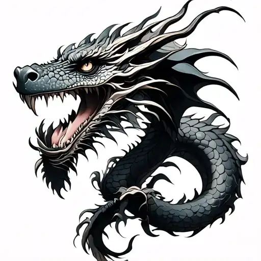 Fine Line Dragon