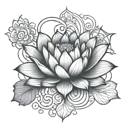 Lotus Symbol With Something To Do With Grandchilden