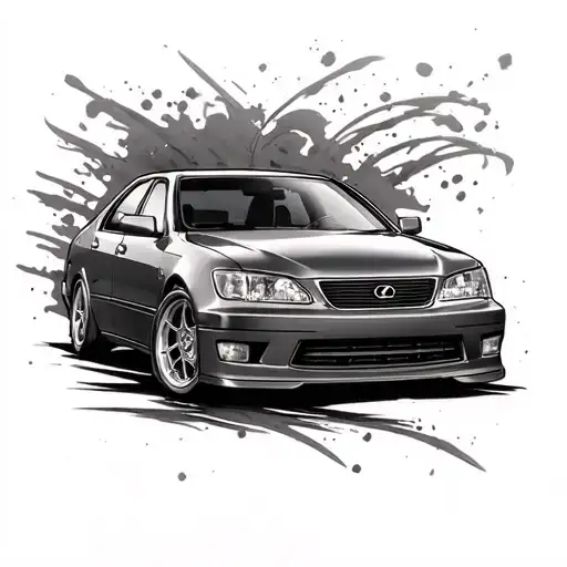 2001 Lexus Is300 Forearm Tattoo Featuring